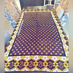 NWT African Kanga Towel saying “where have your success taken you” 56 x 39 “